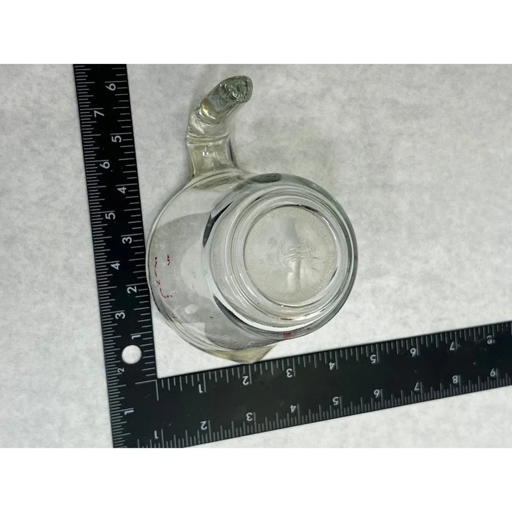Vintage Anchor Hocking Glass Measuring Cup 1 Cup Red Anchor Logo Spout Handle